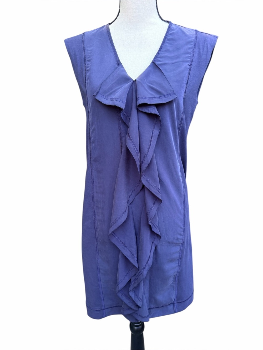 RACHEL Rachel Roy NWT Slate Purple/Dusty Indigo Midi Dress - Size Small